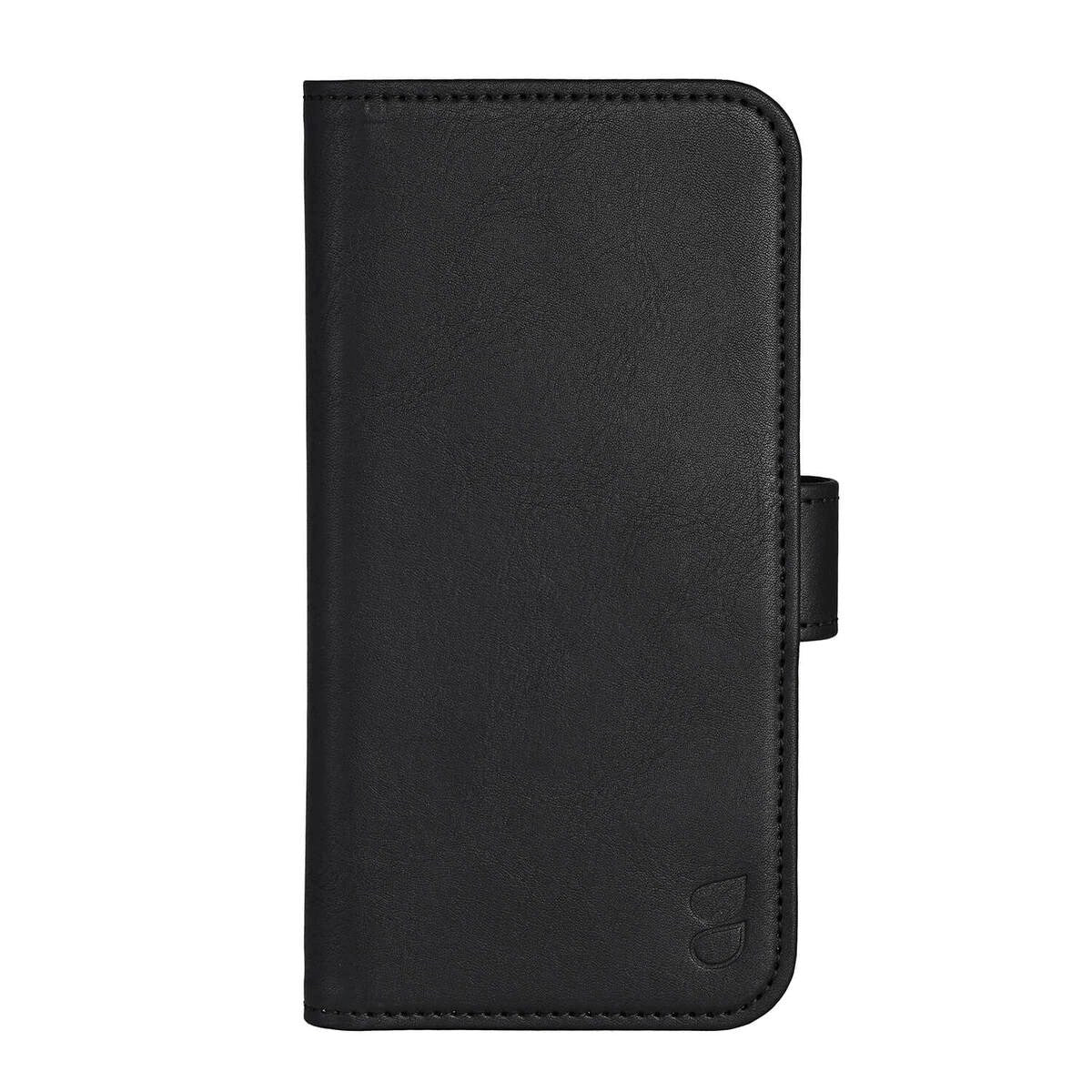 iPhone 16 GEAR Leather Flip Cover 2-i-1 w. Lommebok 3 kort - MagSafe-kompatibel - Svart