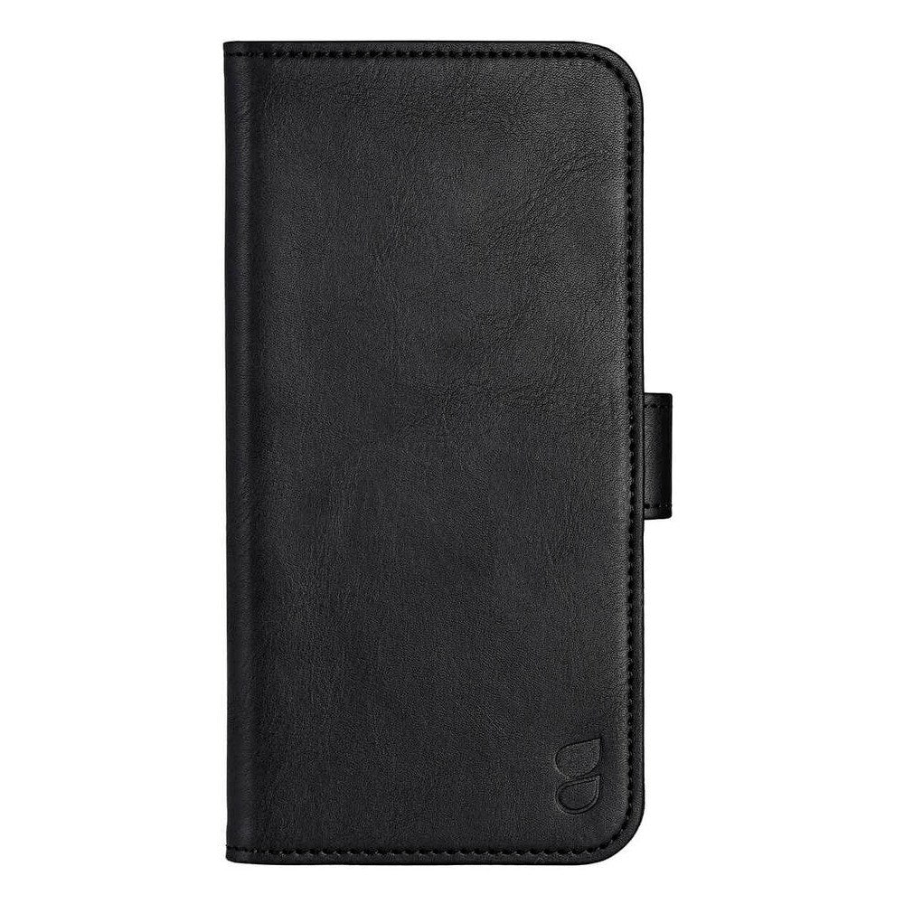 iPhone 16 Pro Max GEAR Lommebok - Skinn Flip Cover m. Lommebok for 3 kort - MagSafe-kompatibel - Svart