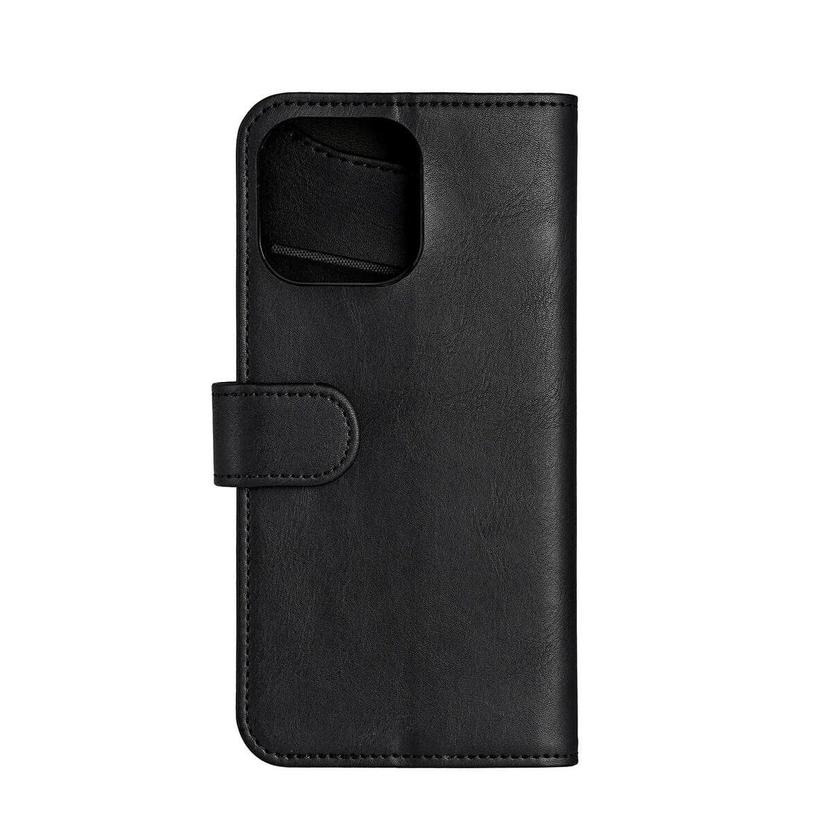 iPhone 16 Pro Max GEAR Lommebok - Skinn Flip Cover m. Lommebok for 3 kort - MagSafe-kompatibel - Svart