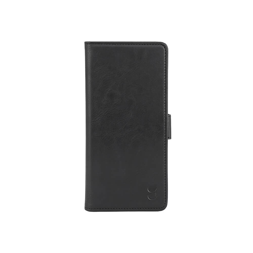 GEAR OnePlus 12R Leather Flip Cover m. Lommebok - Svart