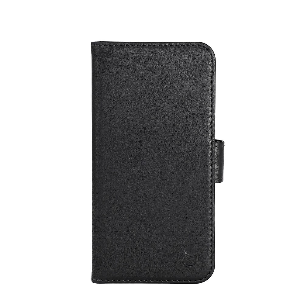 Samsung Galaxy S23 Gear Wallet - Lær Flip Cover m. Lommebok - Svart
