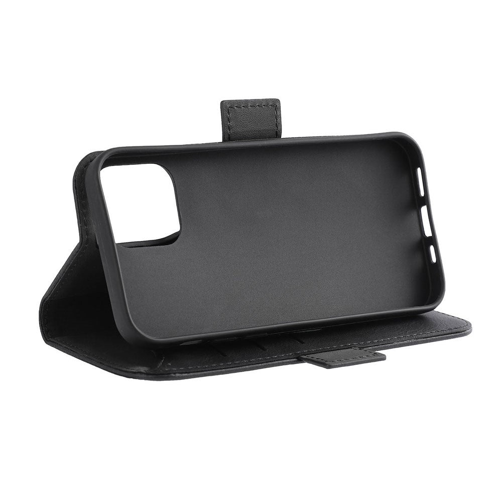 iPhone 12 / 12 Pro GEAR Læder Cover m. Pung - Sort