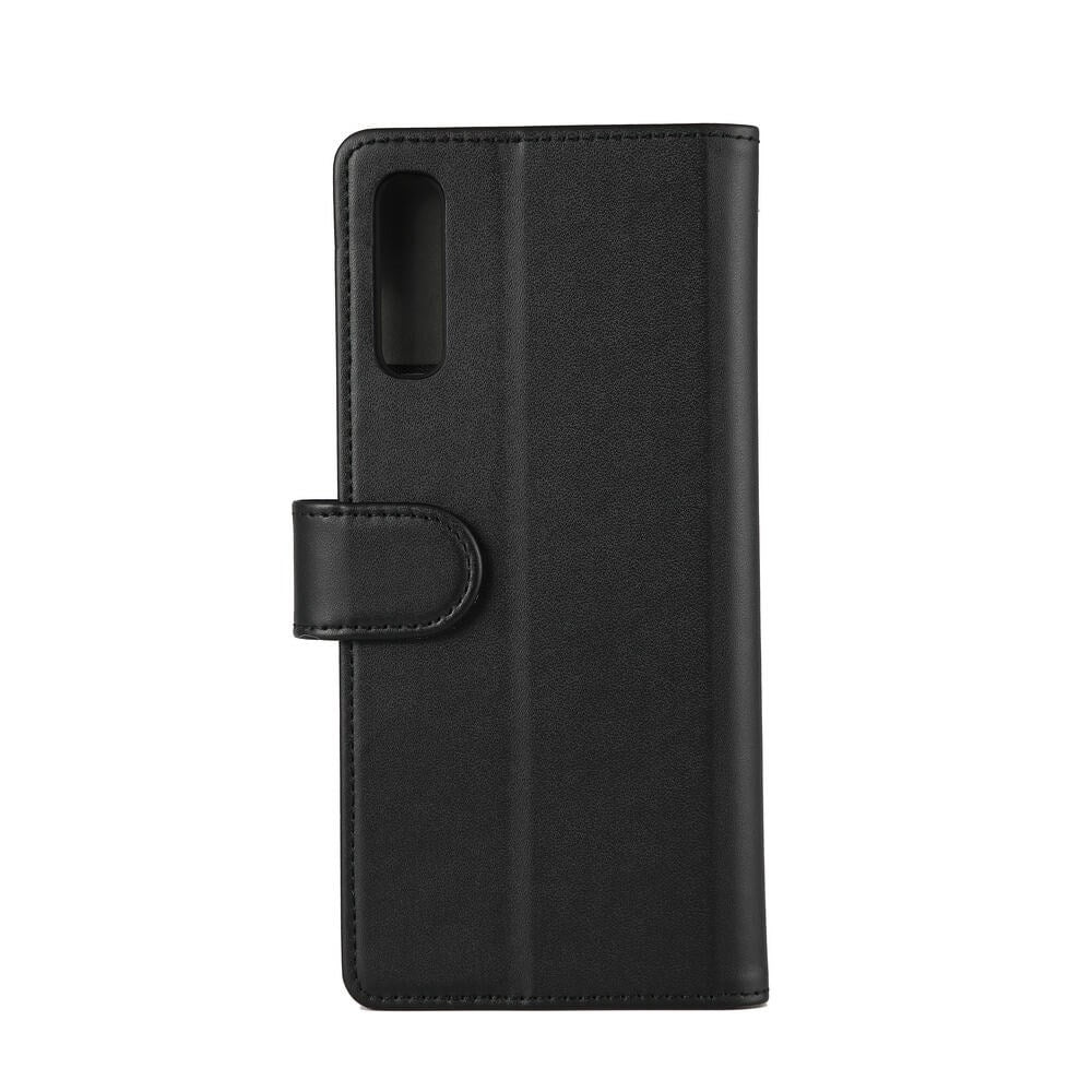 Samsung Galaxy A70 Gear Wallet - Skinndeksel m. Lommebok - Svart
