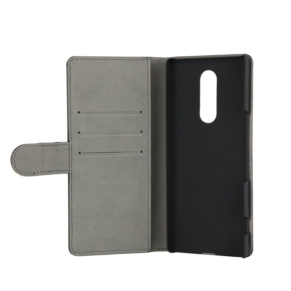 GEAR Sony Xperia 1 Læder Wallet Cover - Sort