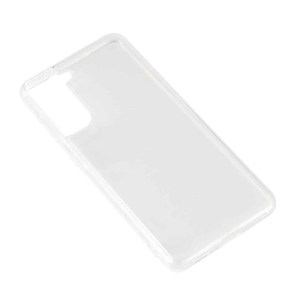 Samsung Galaxy S21 GEAR Fleksibelt Plastik Bagside Cover - Gennemsigtig
