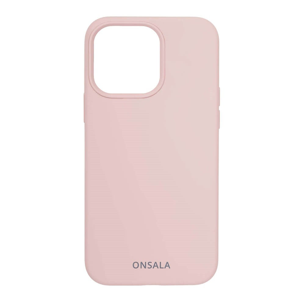 Onsala iPhone 13 Pro Onsala Collection Liquid Silikone Bagside Cover - Sand Pink