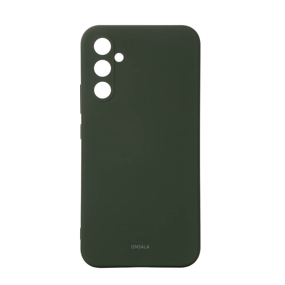Samsung Galaxy A54 (5G) Onsala Silikone Bagside Cover - Mørkegrøn