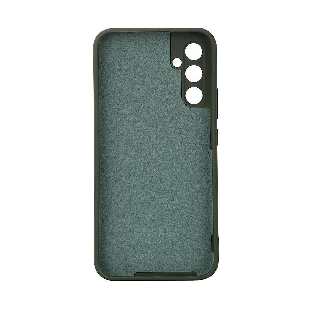 Samsung Galaxy A54 (5G) Onsala Silikone Bagside Cover - Mørkegrøn