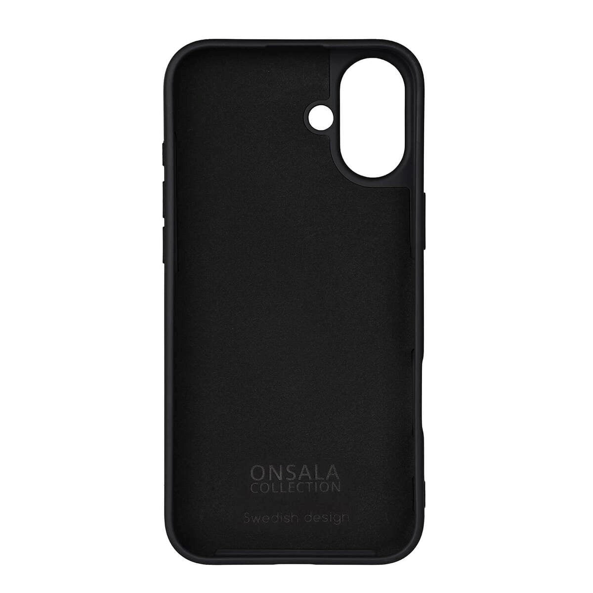 Onsala iPhone 16 Plus Silikone Bagside Cover - MagSafe Kompatibelt - Sort