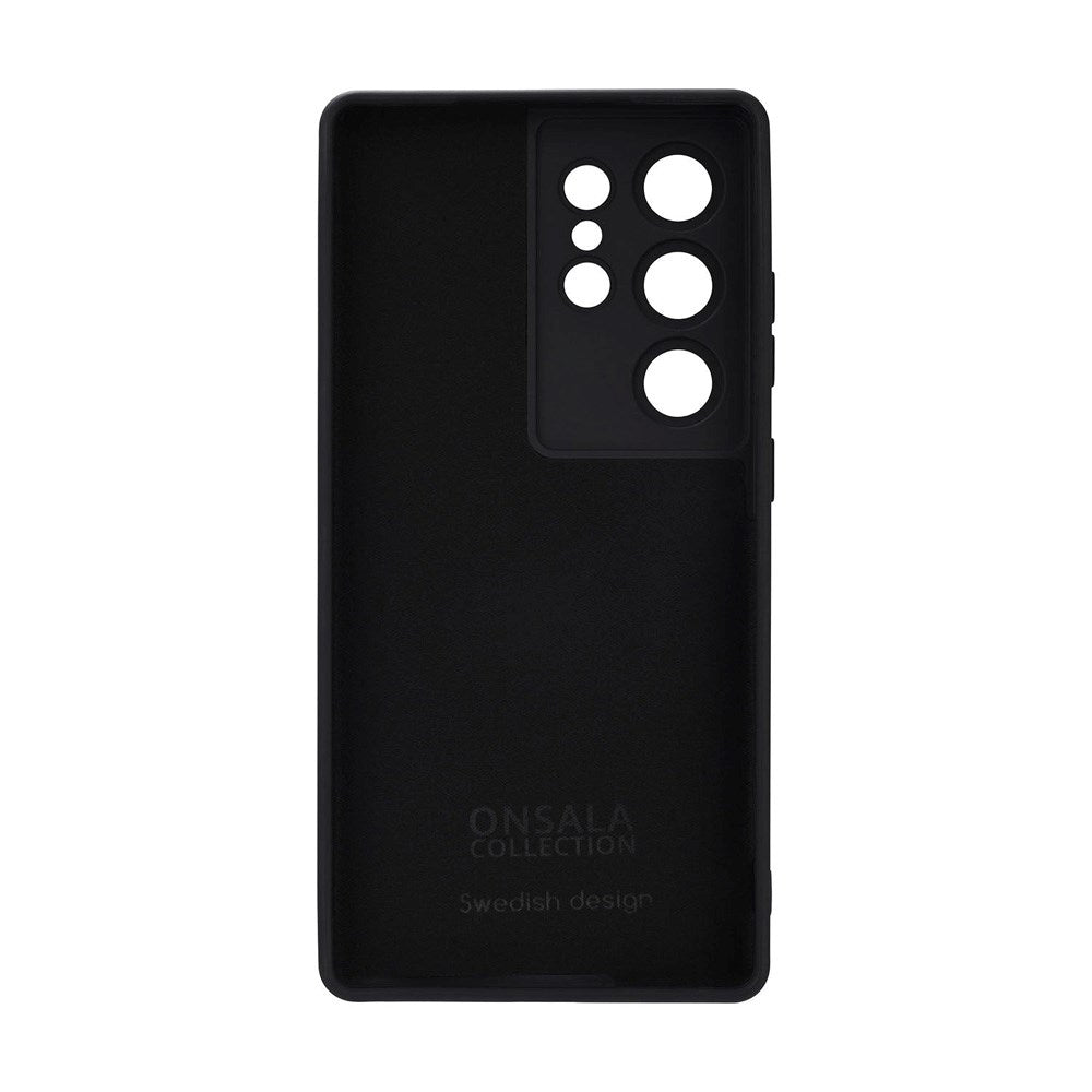 GEAR Onsala Samsung Galaxy S25 Ultra Silicone Touch Mobildeksel - Svart