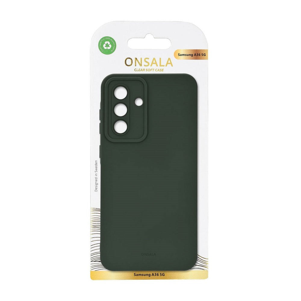 Samsung Galaxy A36 (5G) Onsala Silikone Bagside Cover - Olive Green