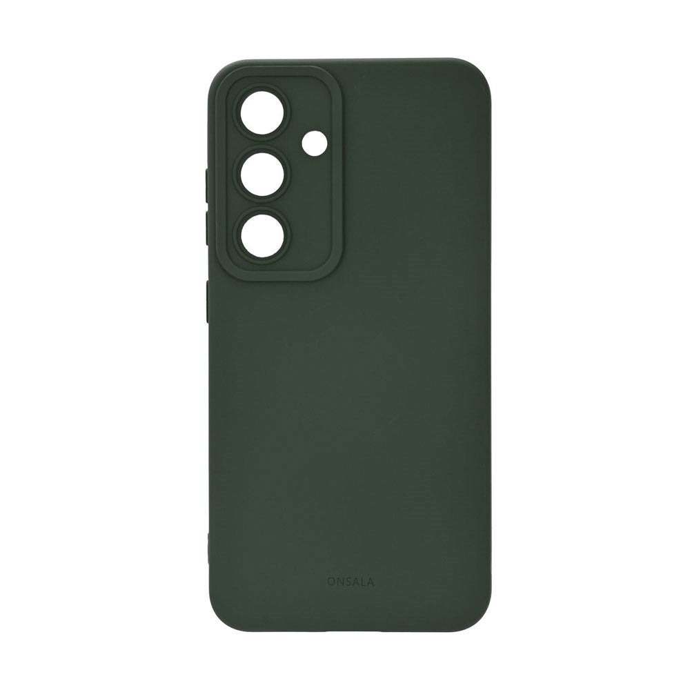 Onsala Samsung Galaxy S26 Silikone Bagside Cover - MagSafe Kompatibel - Olive Green