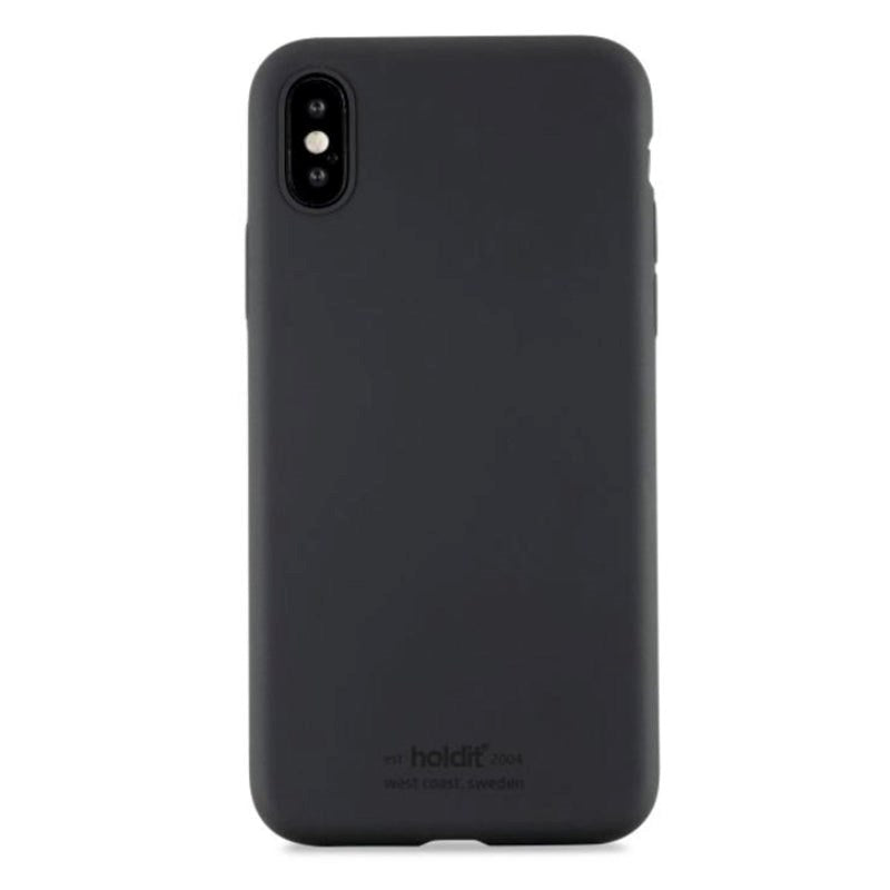Holdit iPhone X / Xs Soft Touch Silikone Cover - Sort