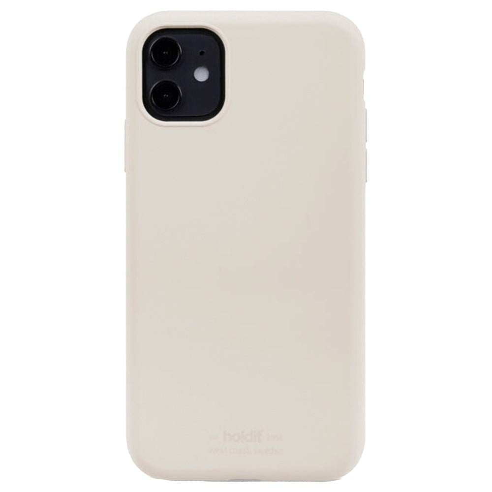 Holdit iPhone 11 Soft Touch Silikonetui - Lys Beige