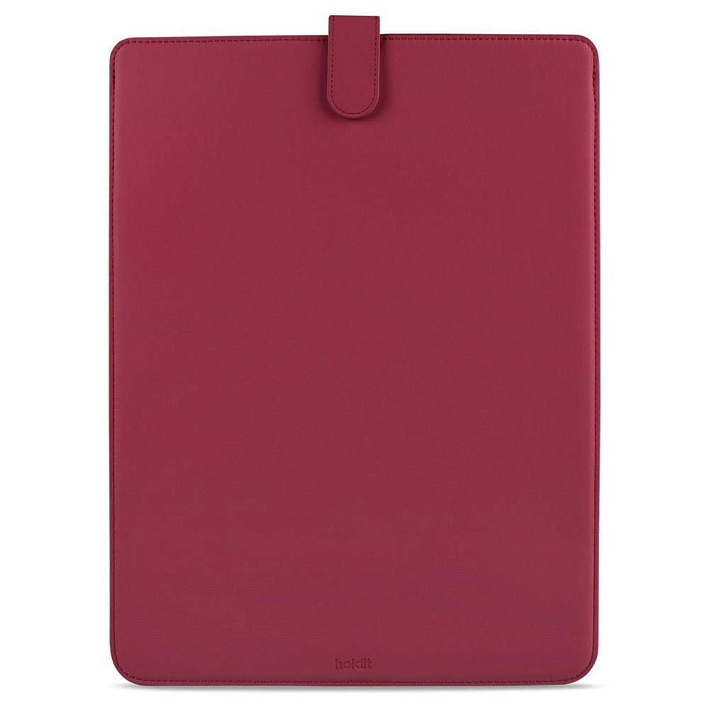 Holdit Leather MacBook / Laptop 14"-omslag (32,5 x 22,7 x 2 cm) - Red Velvet