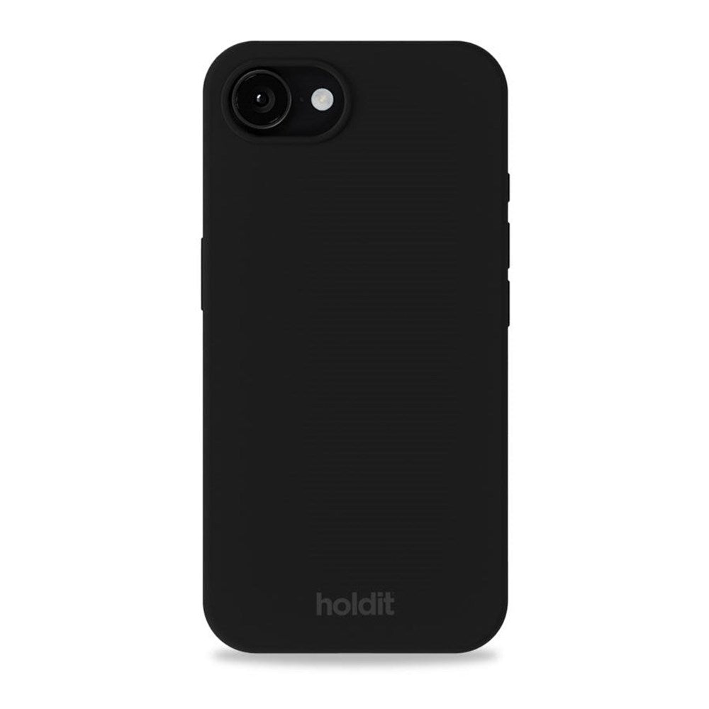 Holdit iPhone 16e Soft Touch Silikondeksel - Svart
