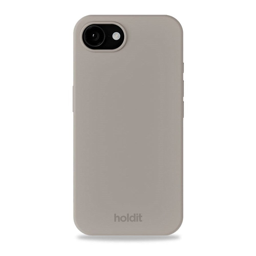 Holdit iPhone 16e Soft Touch Silikonetui - Brun
