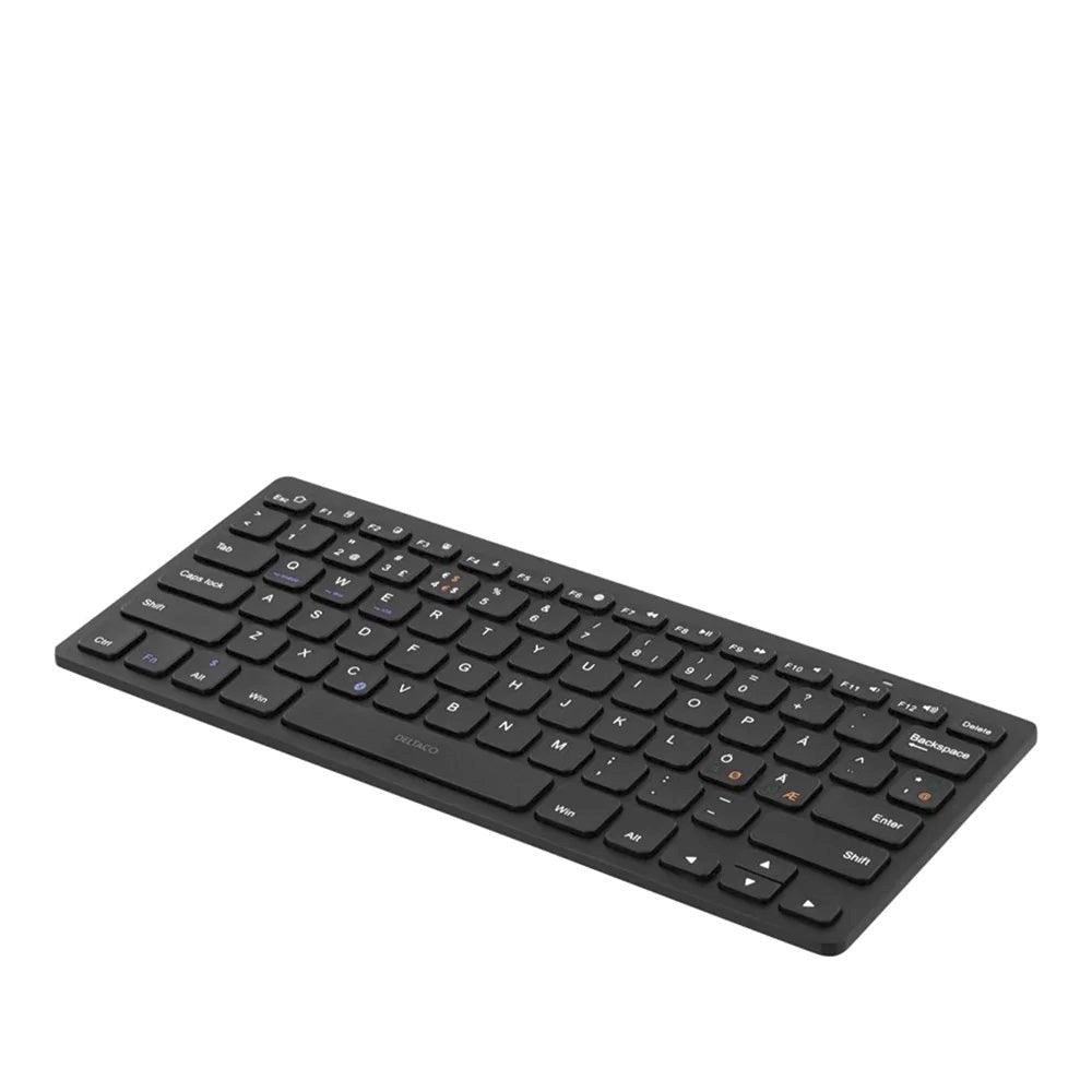 Universal Deltaco Bluetooth-tastatur TB-631 w. Dansk tastatur svart