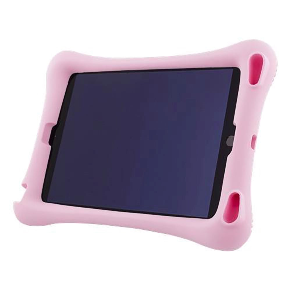 iPad 10,2" (2021 / 2020 / 2019) / Air (2019) / Pro 10,5" barneveske - Deltaco Tough Silikondeksel - Rosa
