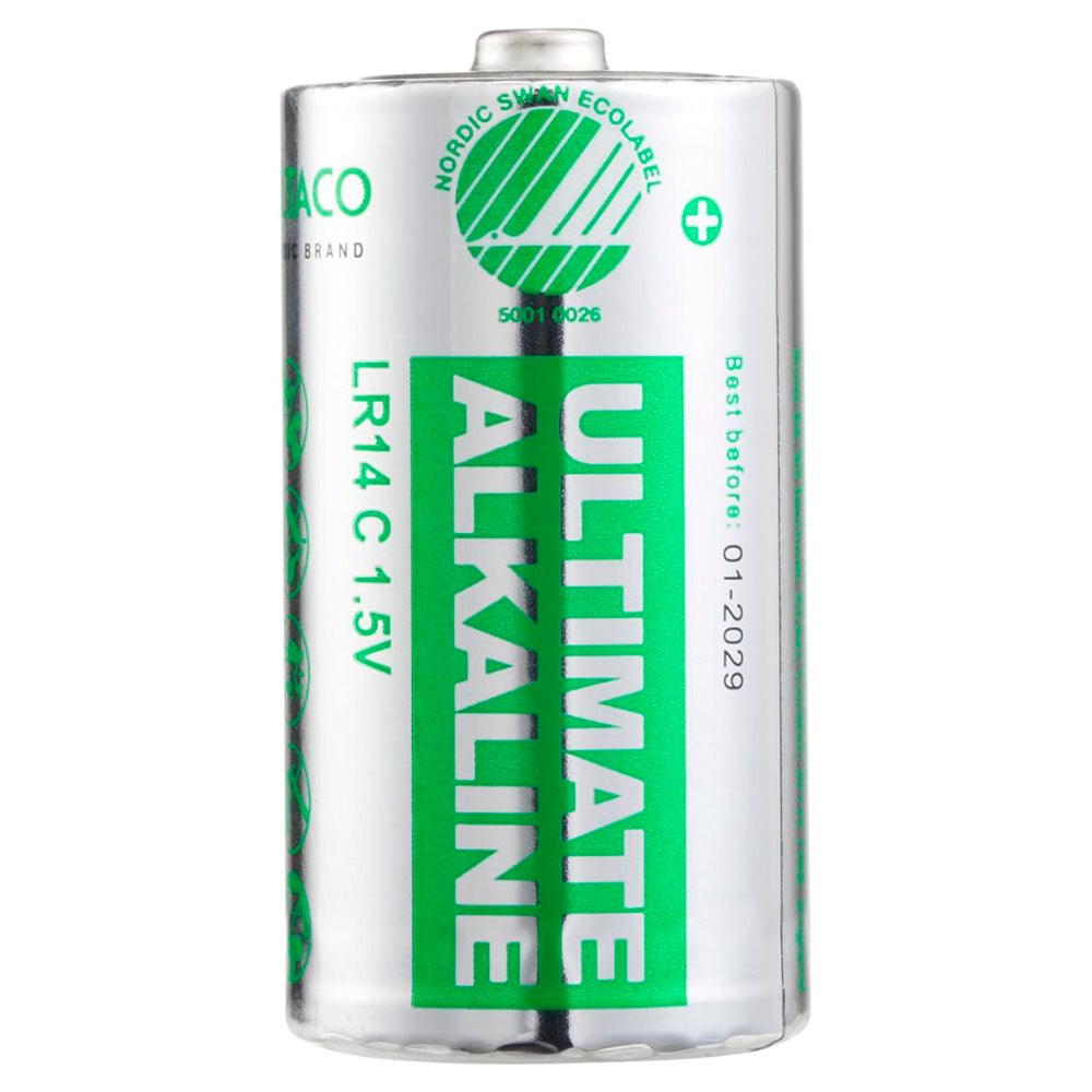 Deltaco Alkaline 10 x C Batterier