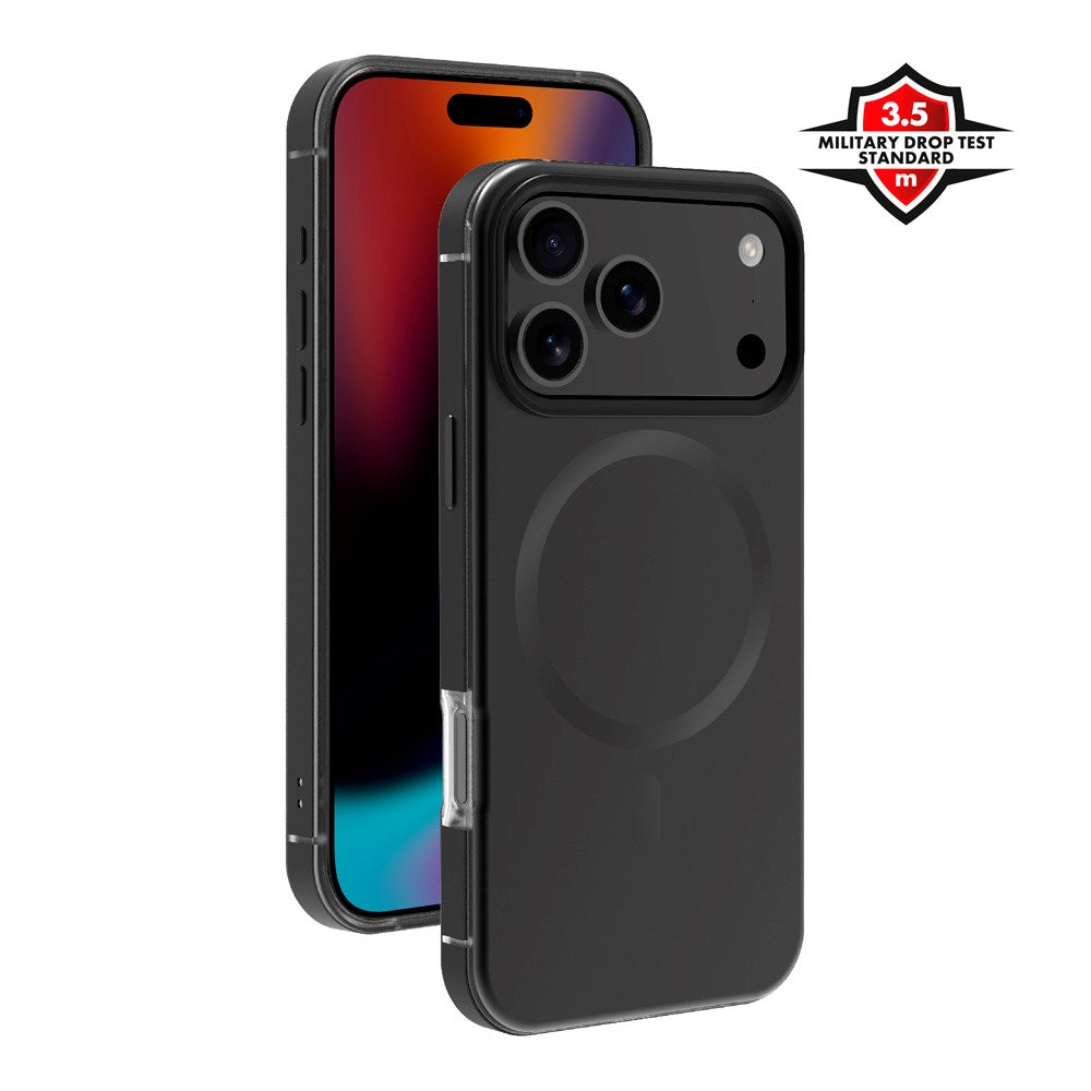 iPhone 17 Pro X2O Mag Metal Mobil Cover - MagSafe Kompatibel - Sort