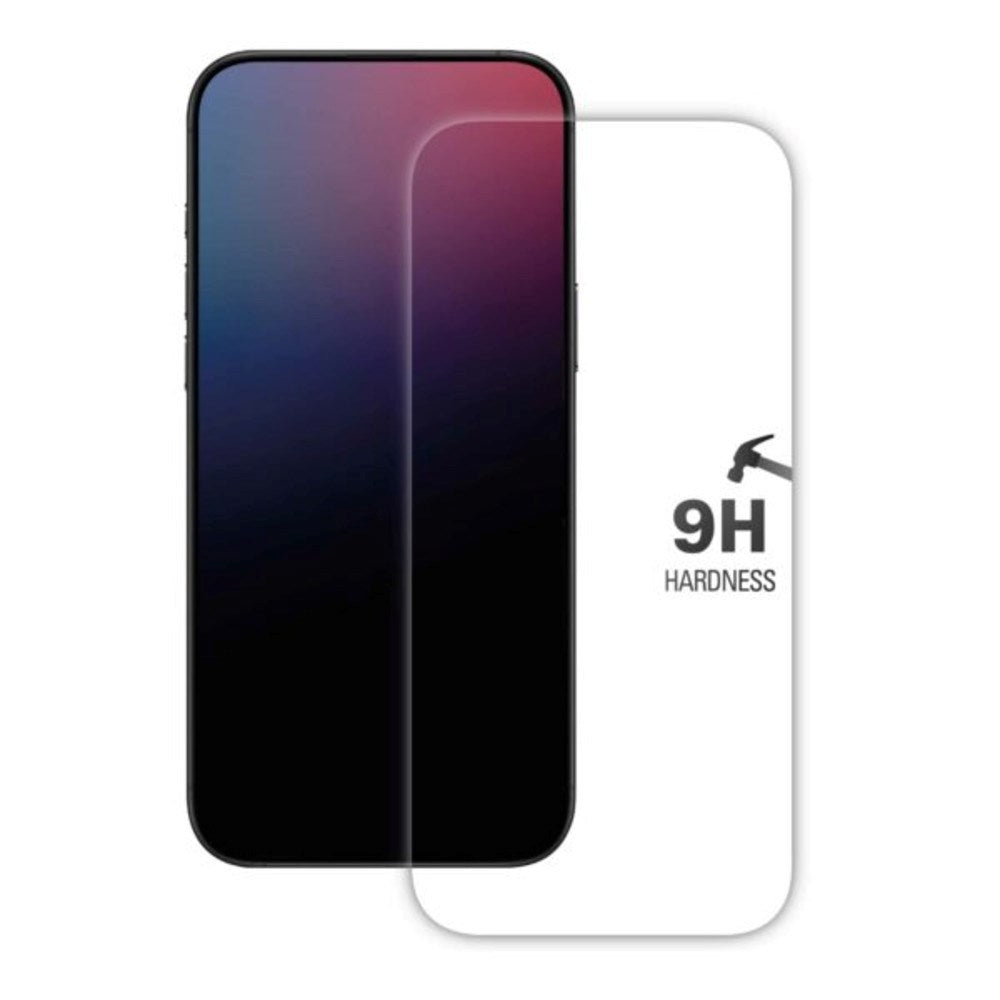 X2O iPhone 16 / 15 9H Hærdet Skærmbeskyttelsesglas - Full Fit - Gennemsigtig