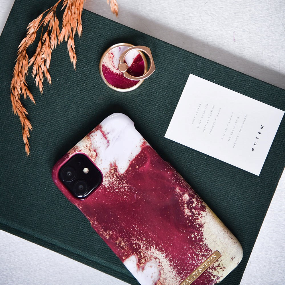 iDeal Of Sweden iPhone 11 Pro Cover Fashion Case Burgundy Marble