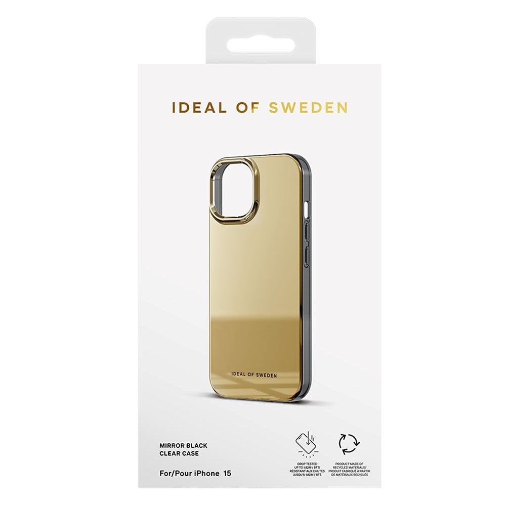 iPhone 15 iDeal Of Sweden Speilveske - Mirror Gold