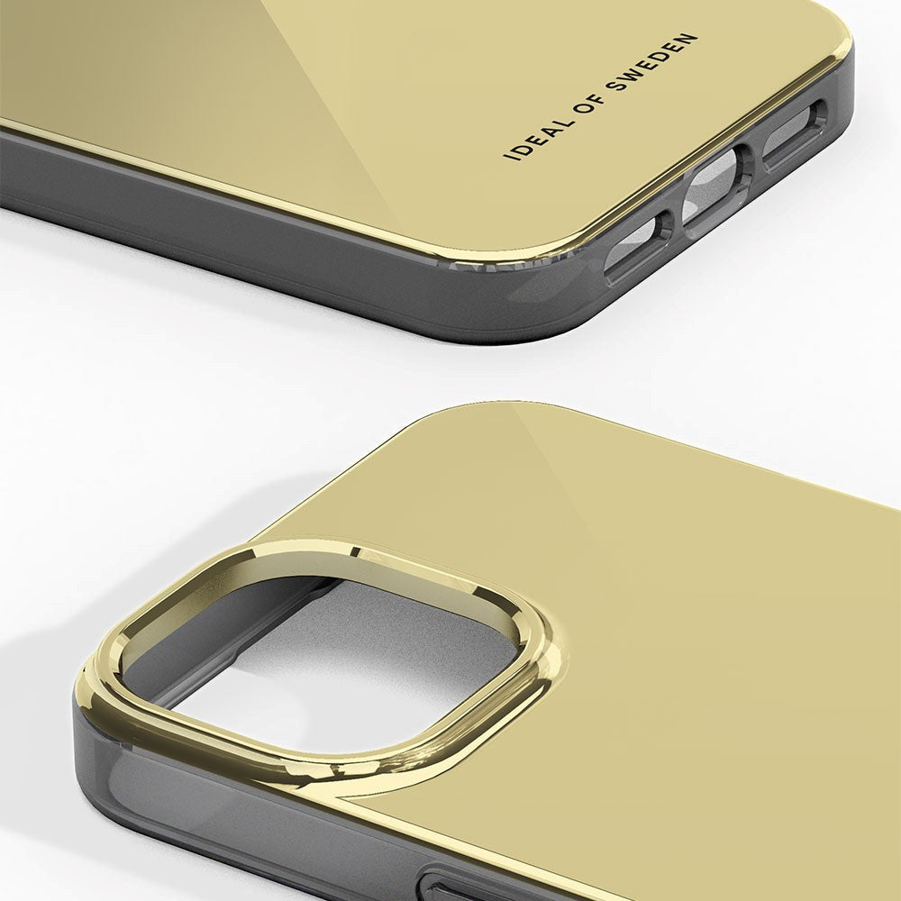 iPhone 15 iDeal Of Sweden Speilveske - Mirror Gold