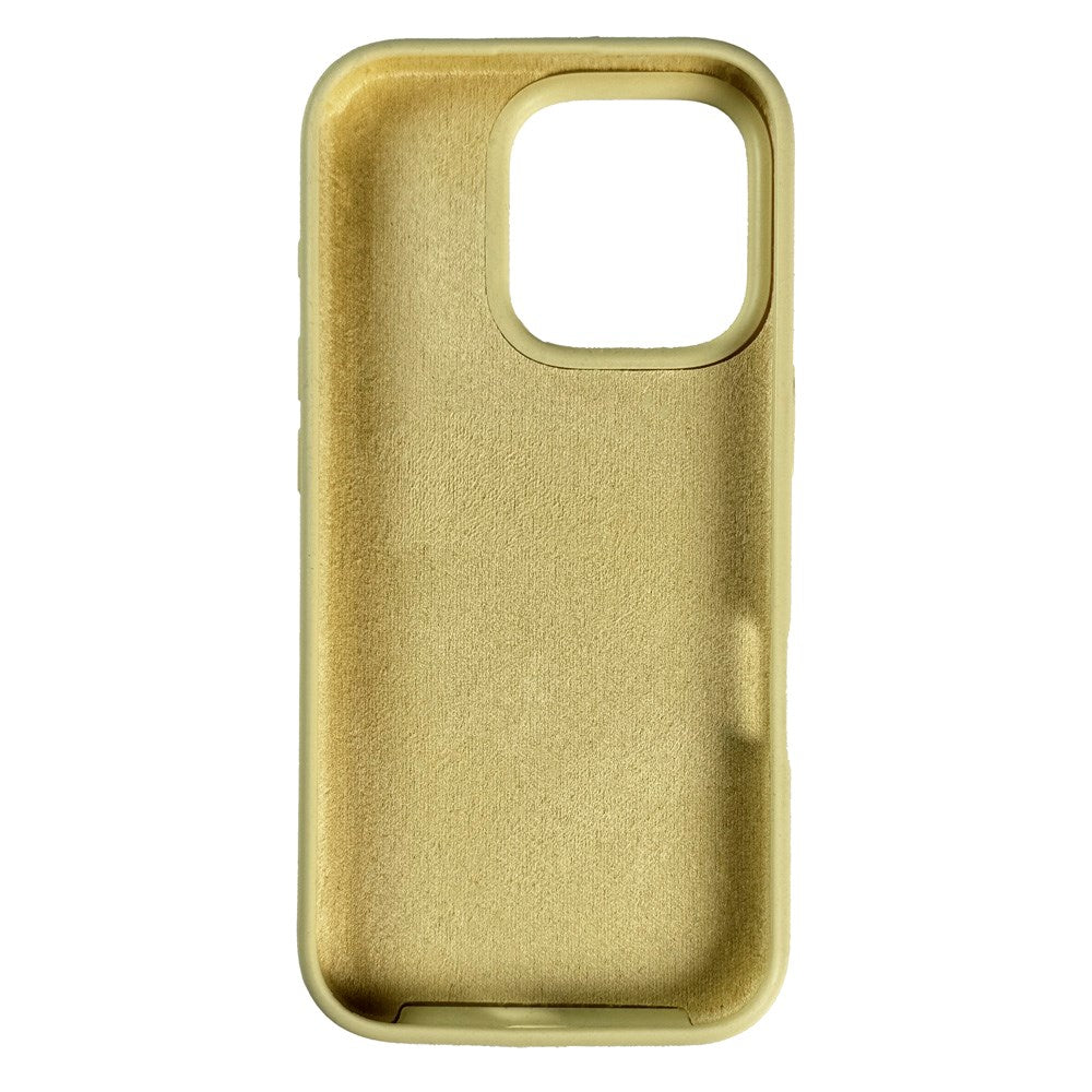 Nudient iPhone 16 Pro Base Silikondeksel - Blekgul