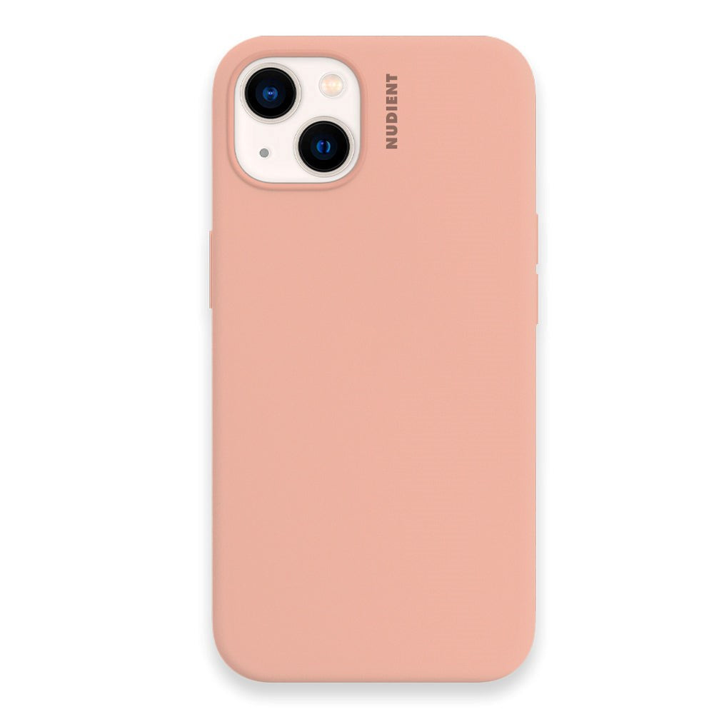 Nudient iPhone 13 Base Silikondeksel - Peach Orange