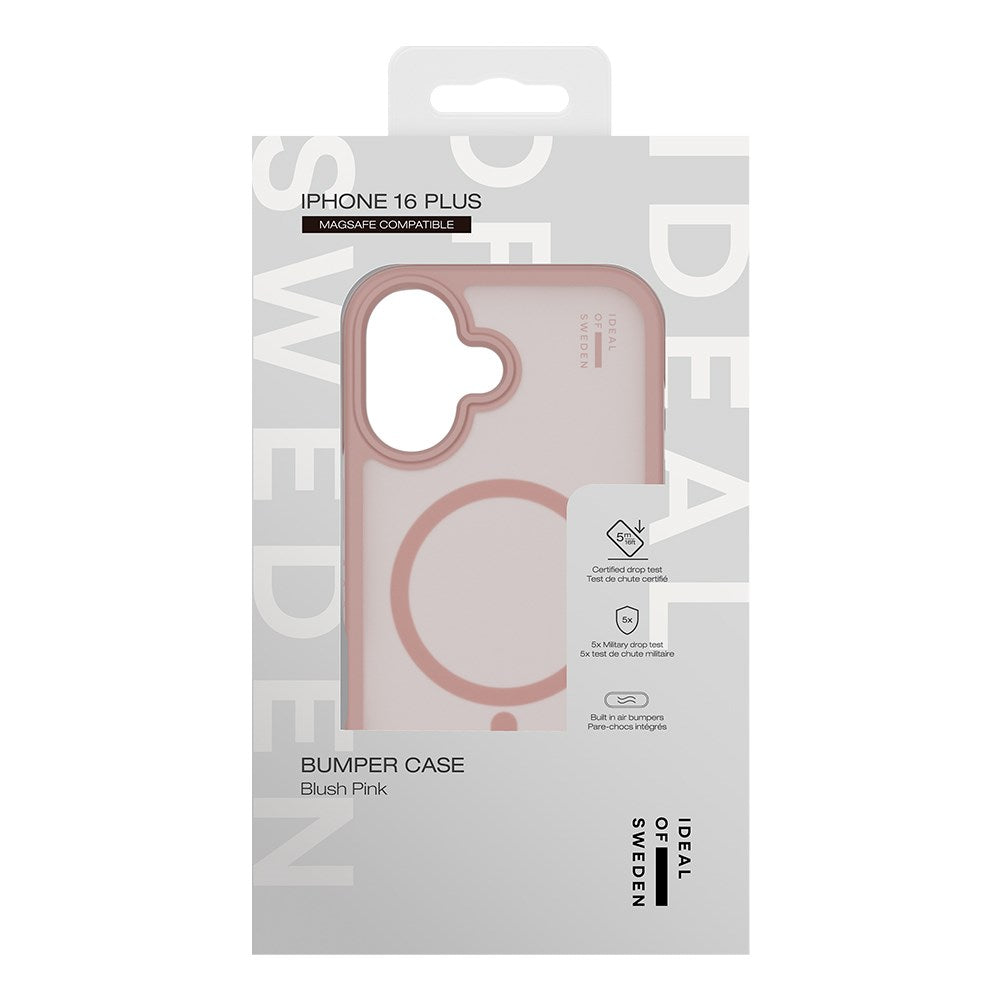 iPhone 16 Plus iDeal Of Sweden Ideal Bumper Case - MagSafe-kompatibel - Blush Pink