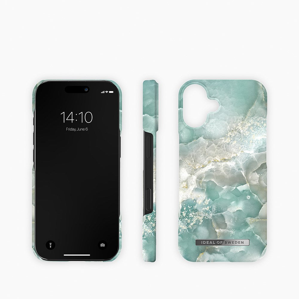 iPhone 16 iDeal Of Sweden Fashion Case - MagSafe-kompatibel - Azura Marble