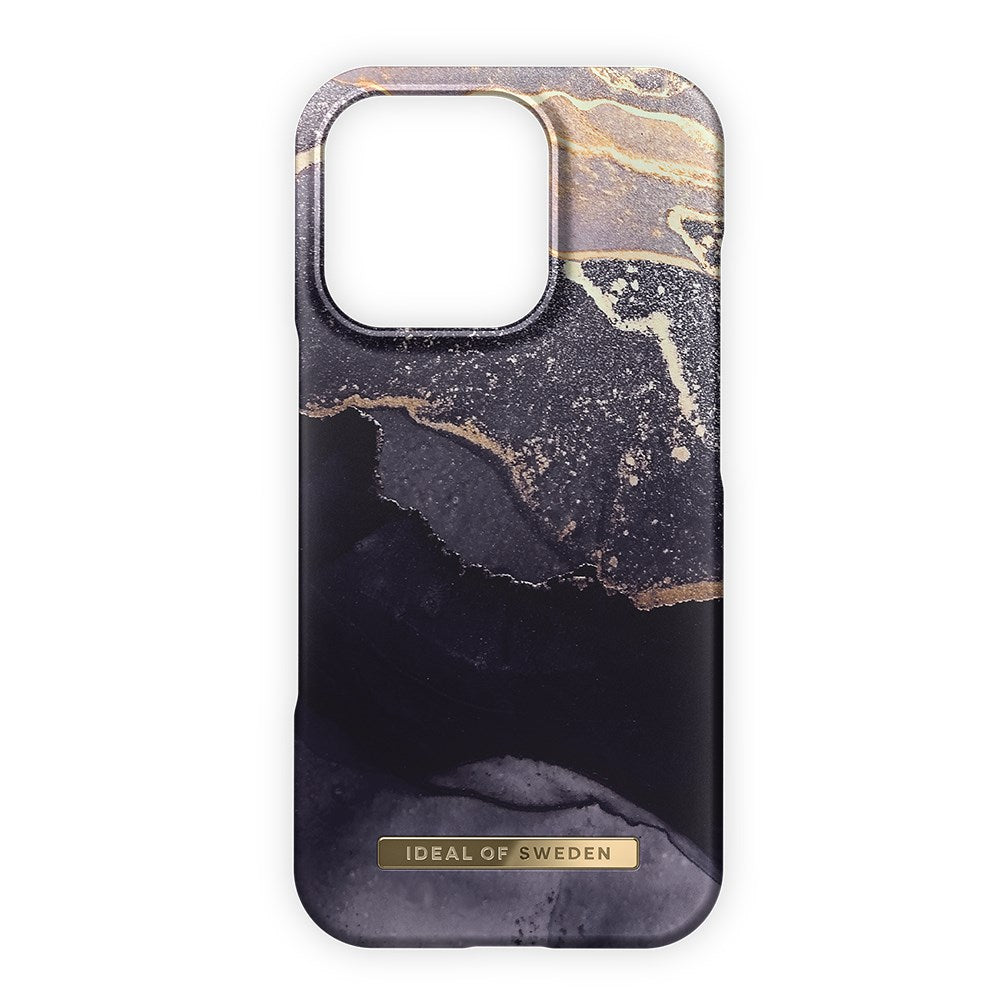 iPhone 16 Pro iDeal Of Sweden Fashion Case - MagSafe-kompatibel - Golden Twilight Marble