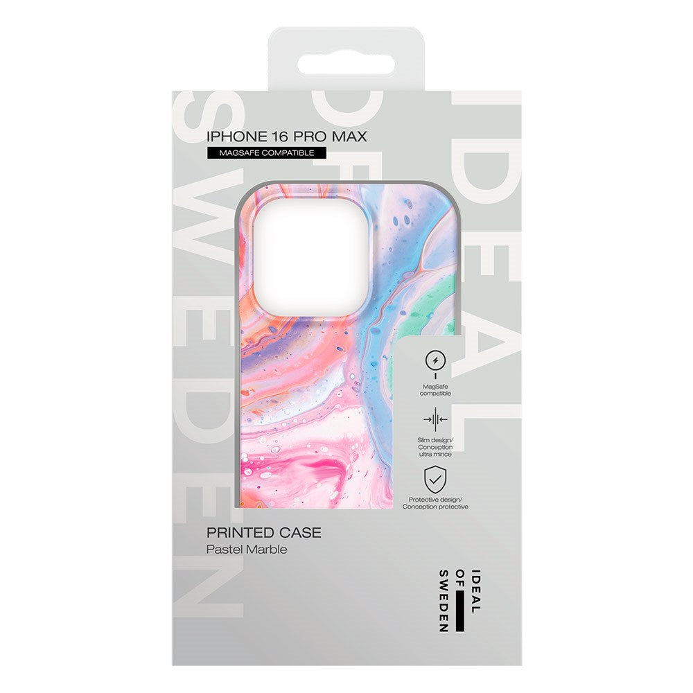 iPhone 16 Pro Max iDeal Of Sweden Fashion Deksel - MagSafe-kompatibel - Pastellmarmor