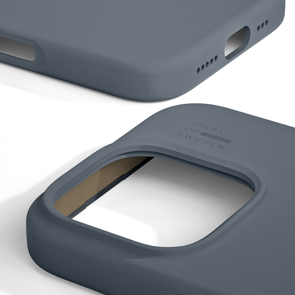 iPhone 16 Pro iDeal Of Sweden silikondeksel - MagSafe-kompatibel - Midnattsblå