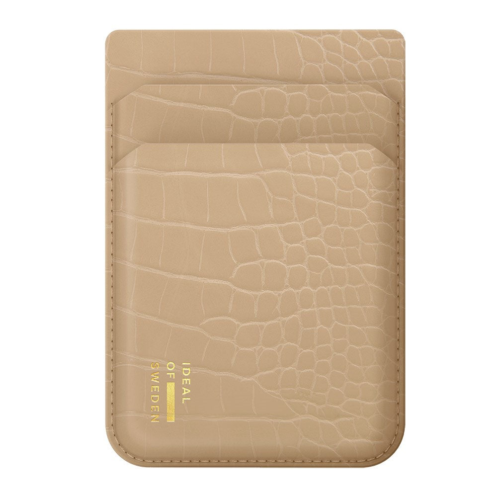 iDeal of Sweden Vegansk skinnkortholder - MagSafe-kompatibel - Varm beige