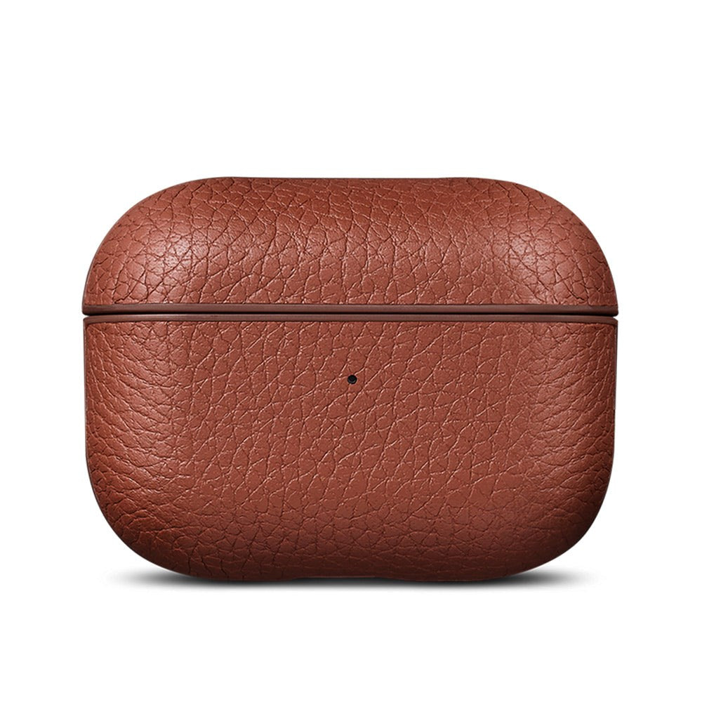 Woolnut AirPods Pro (2. generasjon) ekte lærveske - brun