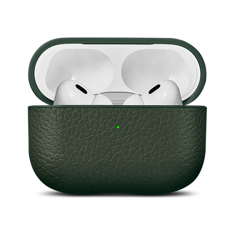Woolnut AirPods Pro (2. gen.) Ekte lærveske - Grønn