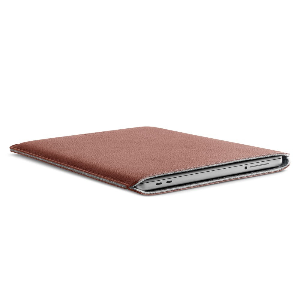 Woolnut Leather Sleeve til MacBook Neo 13 A18 Pro (2026) - Brun