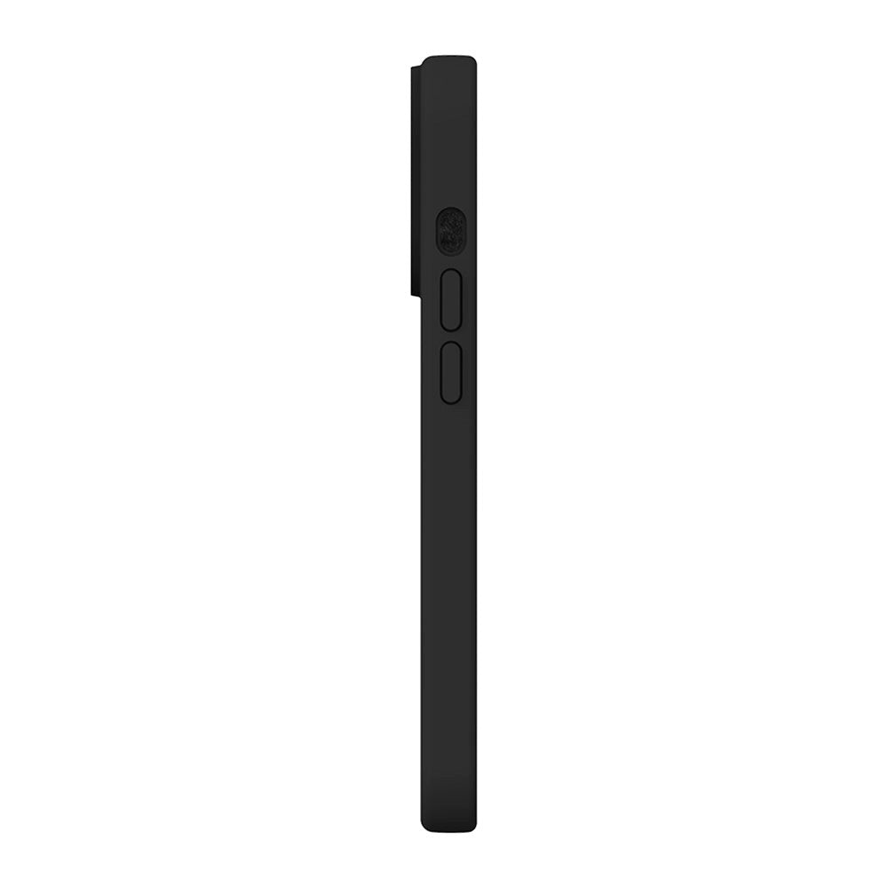 iPhone 13 Pro Key Magnetisk Silikone Bagside Cover - Antibakteriel - Sort