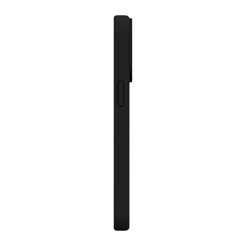 iPhone 13 Pro Key Magnetisk Silikone Bagside Cover - Antibakteriel - Sort