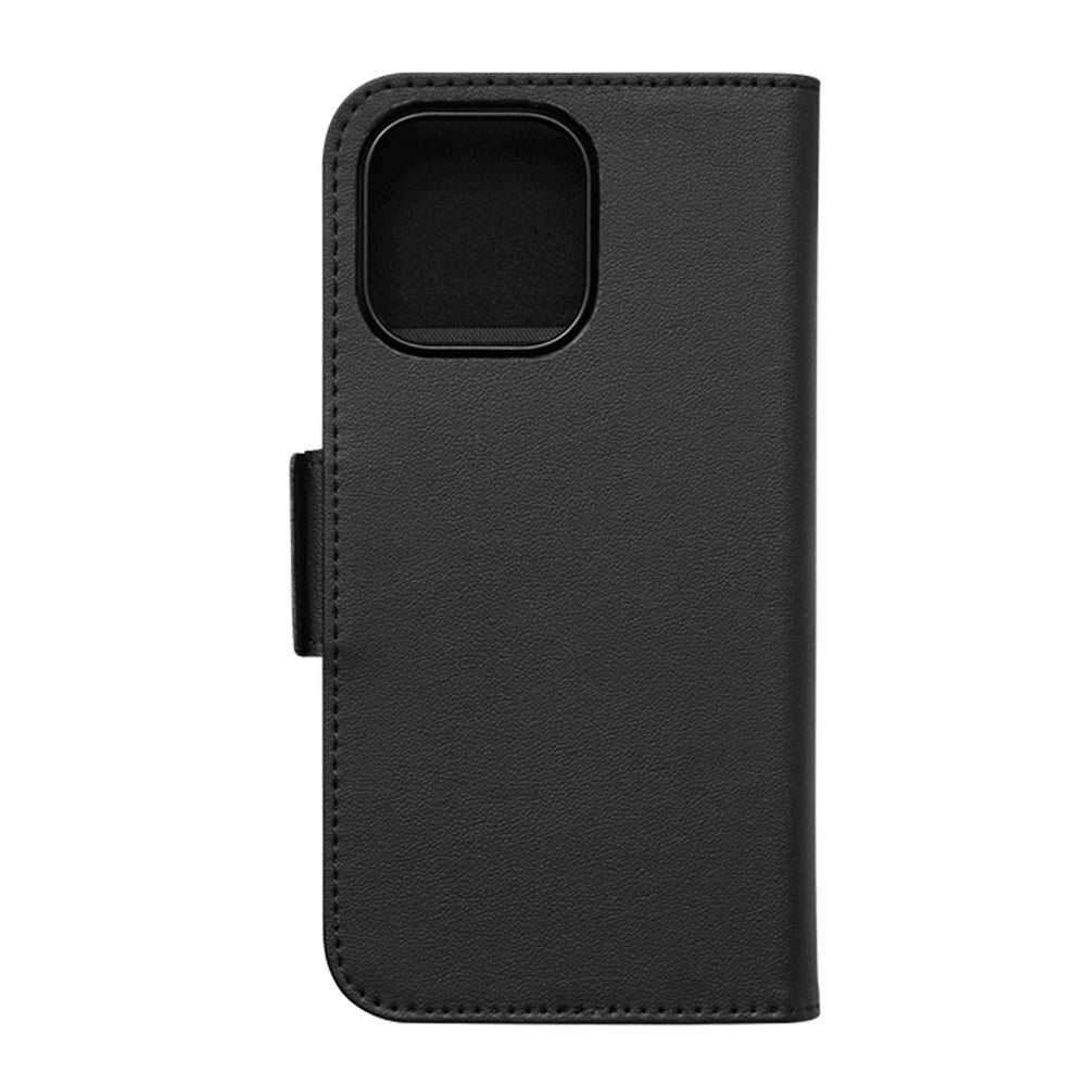 iPhone 14 Pro Max Key Nordfjord Slim Wallet Skinndeksel m. Lommebok - Svart
