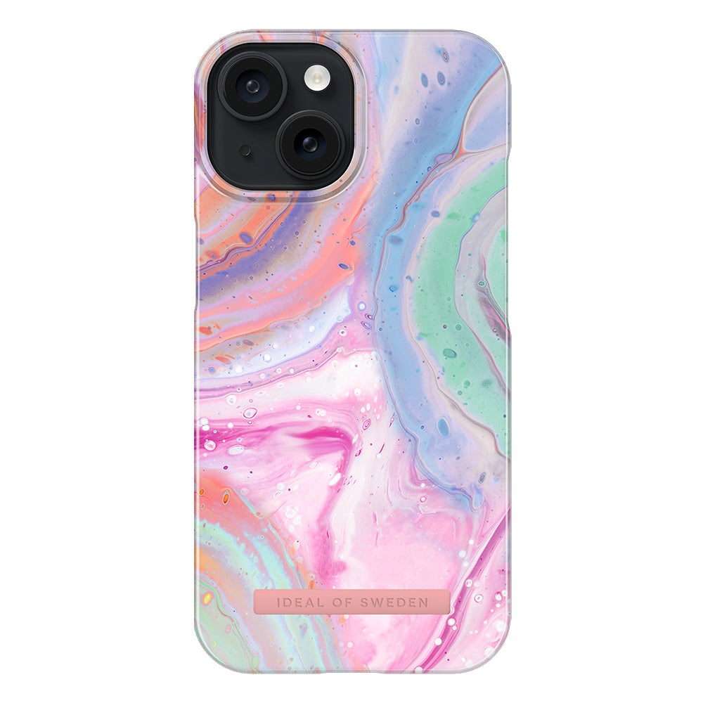 iPhone 15 iDeal Of Sweden Fashion Case - Pastellmarmor