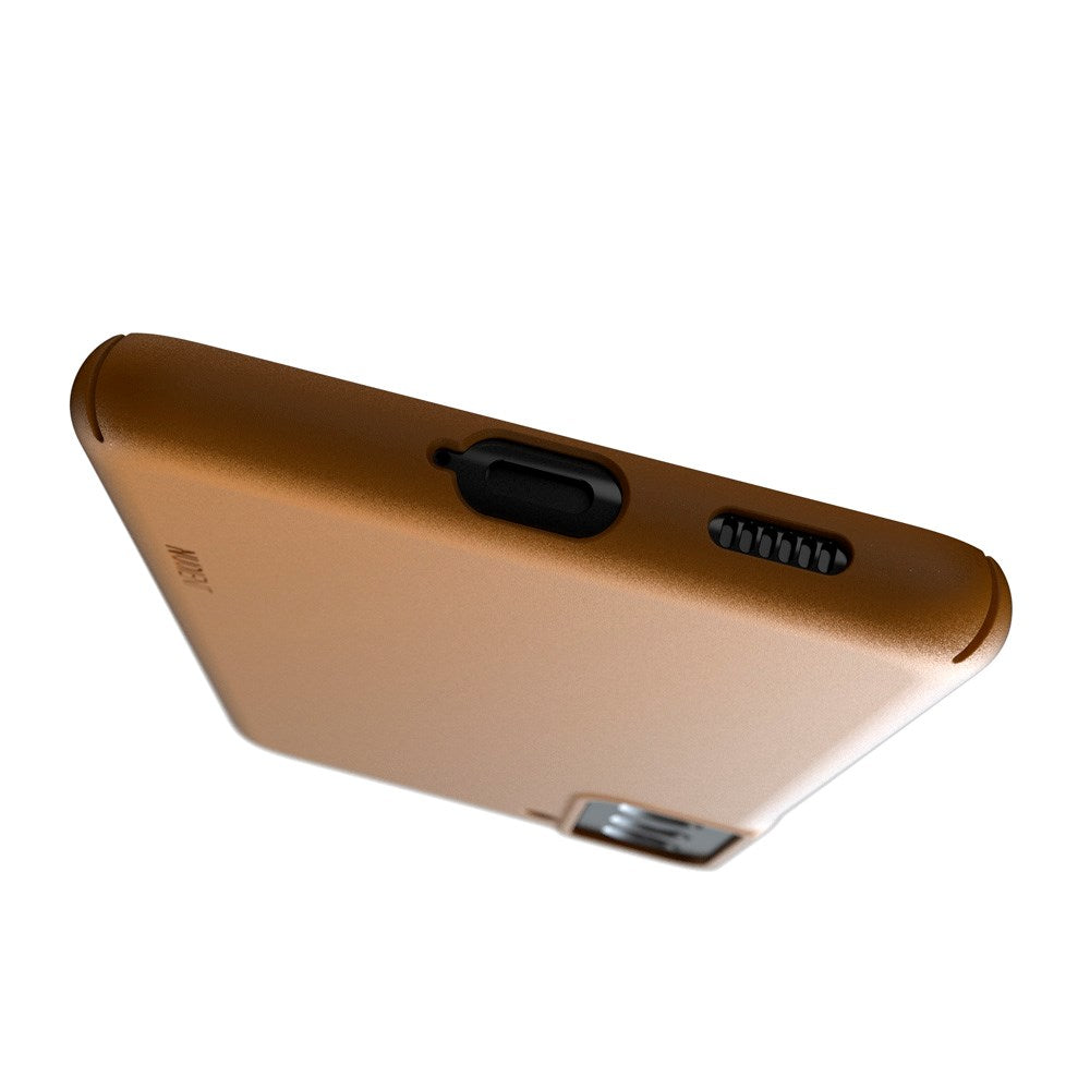 Nudient Thin Case V3 Samsung Galaxy S21+ (Plus) Bakdeksel - Saffron Gul