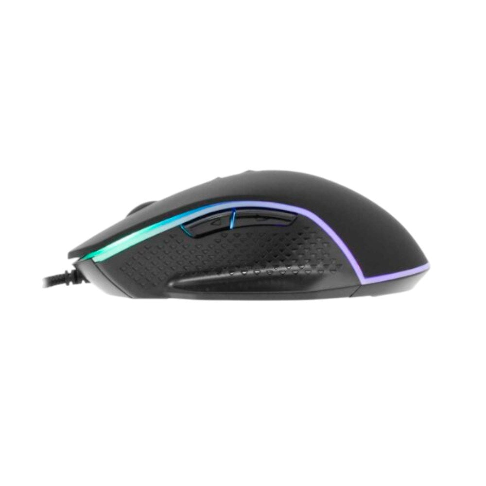 White Shark GARETH Gaming Mus 6.400dpi m. Lys - Sort