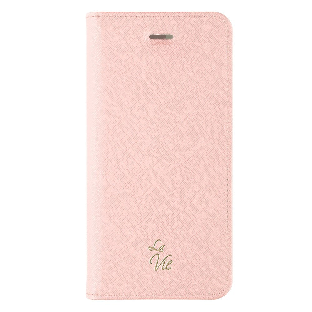 Apple iPhone X/XS La Vie flipcover m. Kortholder - Rosa