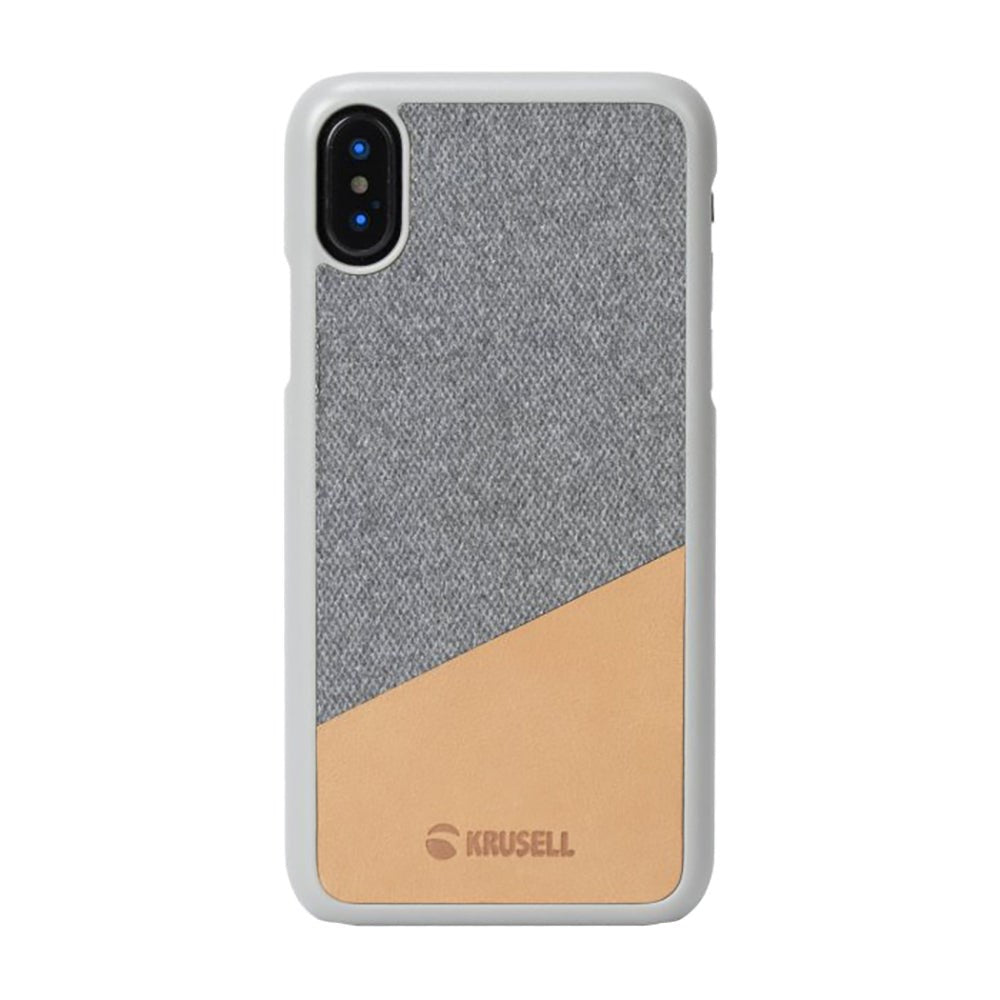 Krusell Tanum iPhone Xs Max Bakdeksel - Grå