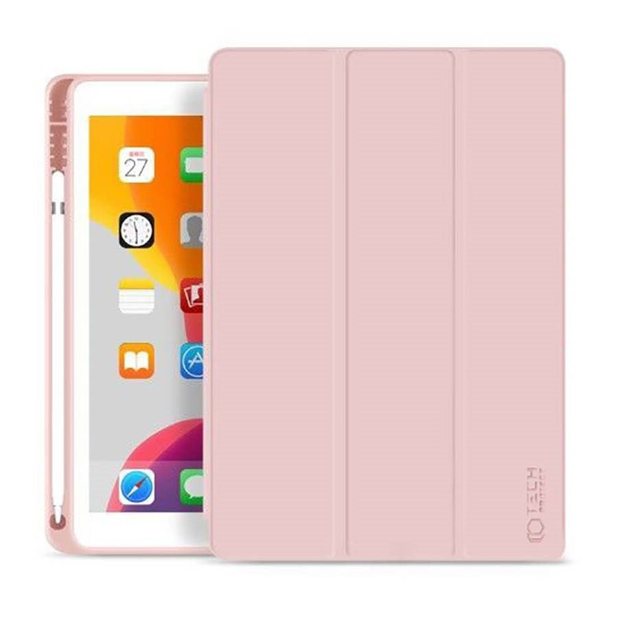 Tech-Protect Smartcase iPad 10,2'' (2019 / 2020 / 2021) Tri-fold deksel m. Penneholder - Rosa