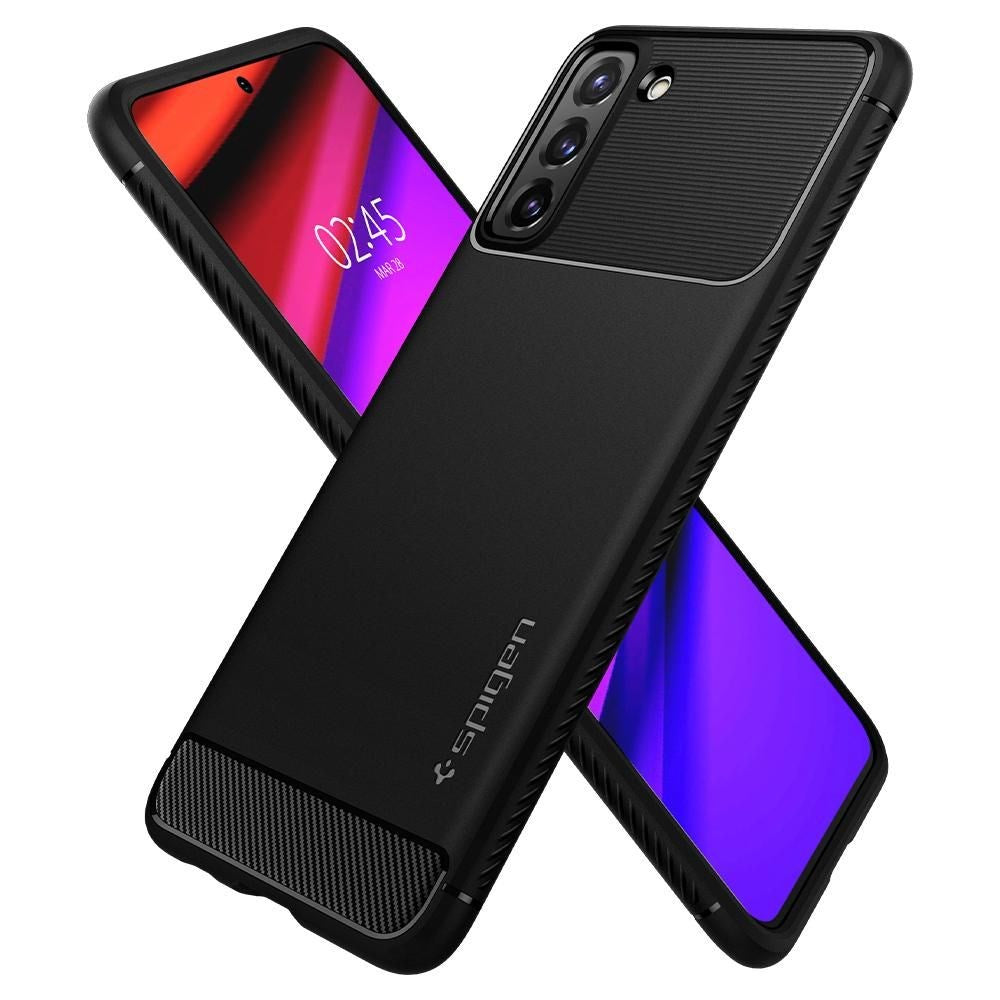 Samsung Galaxy S21 Spigen Rugged Armor Deksel - Svart